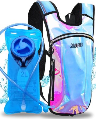 Sojourner Rave Hydration Pack - Hydration Backpack - Hydropack with 2L Bladder - Water Backpack for Festivals, Hiking, Running, Biking and More
